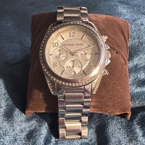 Michael Kors Silver Chronograph Watch